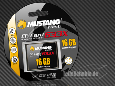 teileschubla.de, Mustang Compact Flash 16GB CF Karte günstig kaufen