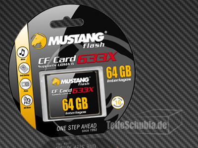 teileschubla.de, Mustang Compact Flash 64GB CF Karte günstig kaufen